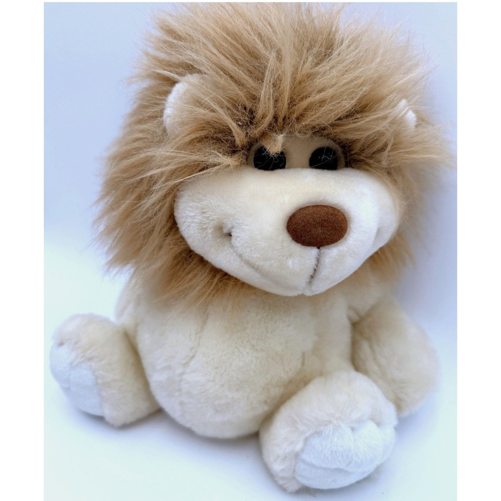 Leo Lion 24K Polar Puff Plush Stuffed Animal Mighty Star #4720 Vintage 1990